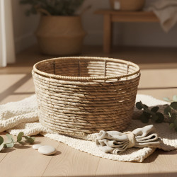 Straw Basket	Large